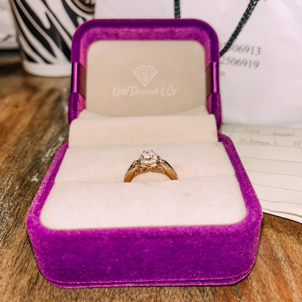 14kt Gold Diamond Womens Ring Size 6 In Brand New Condition